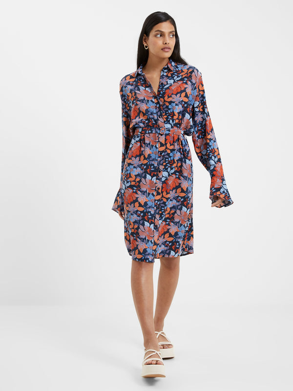 French Connection Adalina Shirt Dress - Costal Fjord