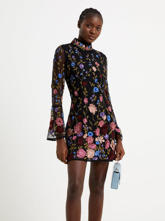 French Connection Embellished Mini Dress