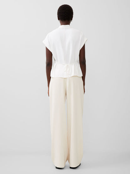 French Connection Carman Crepe Blouse - Summer White