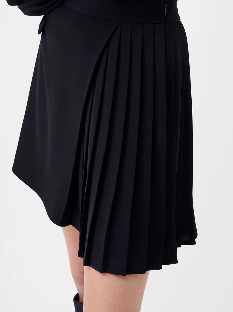 French Connection Harrie Pleated Skirt - Black