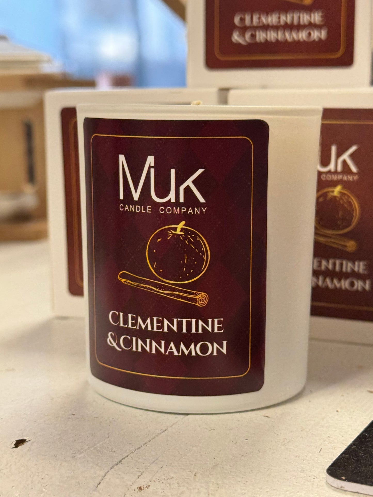 Muk Candle -  Cinnamon & Clementine