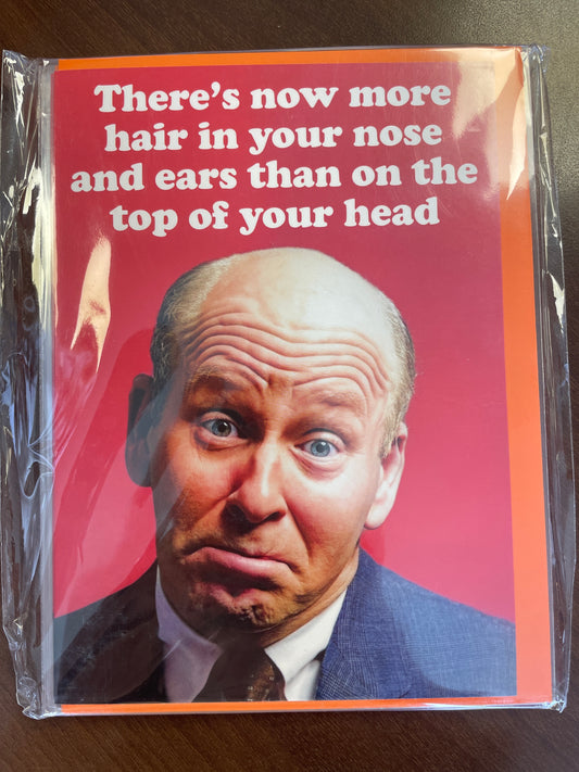 Dean Morris Card - There’s more hair in your nose