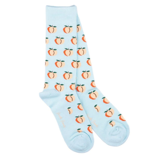 Swole Panda Bamboo Socks -mPeach