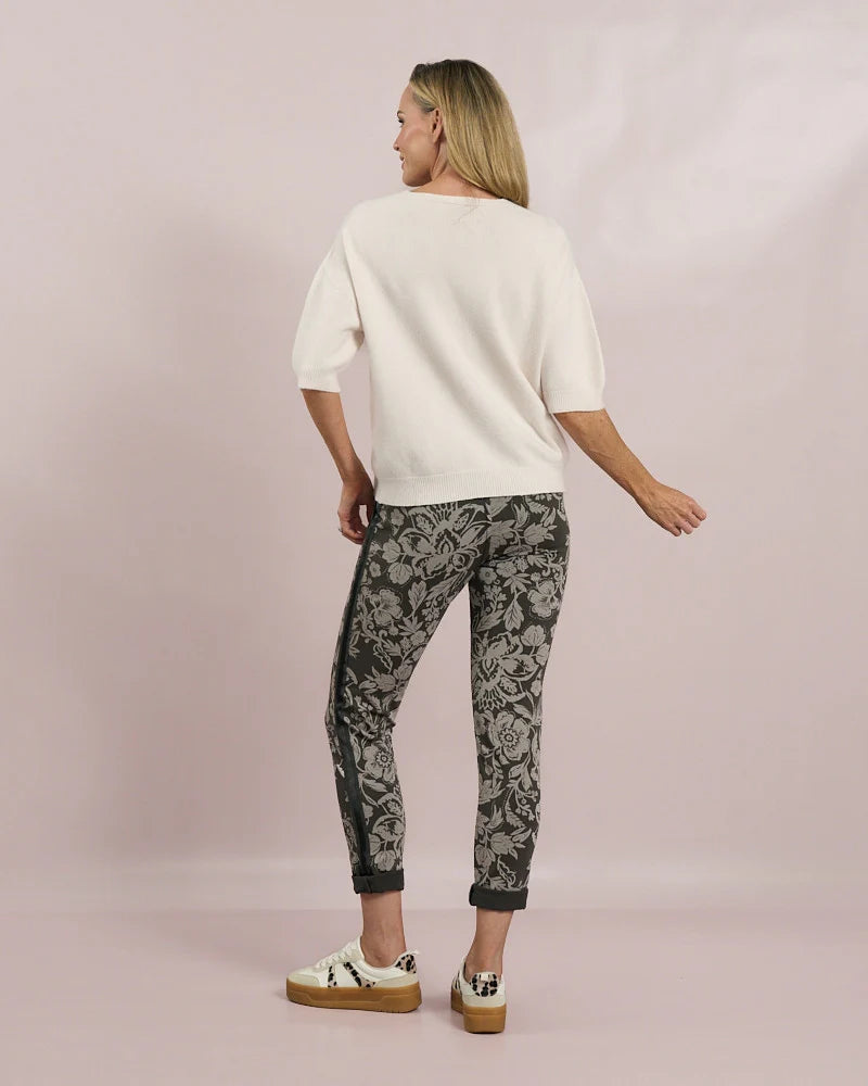 Deck Print Jogger - Grey