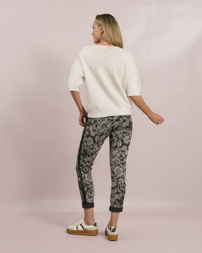 Deck Print Jogger - Grey