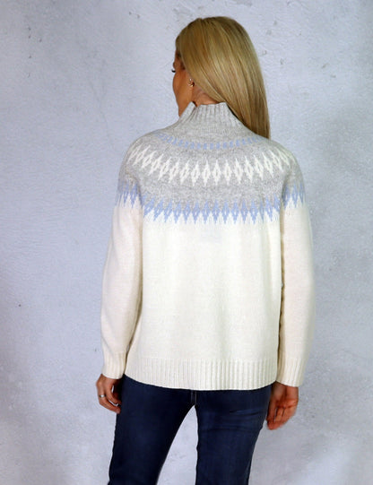 Deck Winter Knit Jumper - Cream