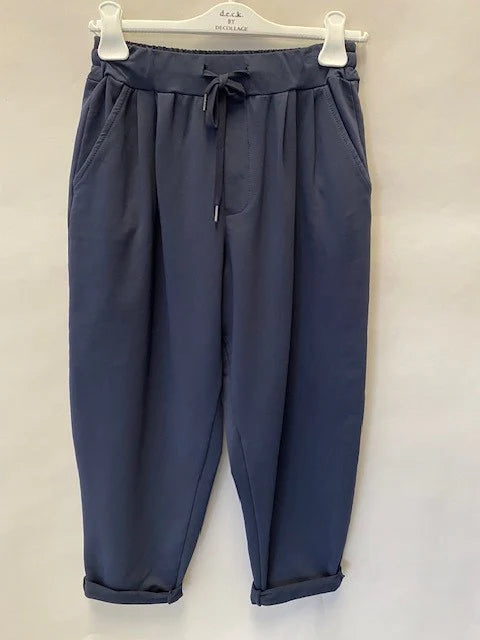 Deck Barrel Jogger - Navy