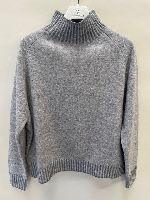 Deck Wool Stitch Detail Knit - Grey