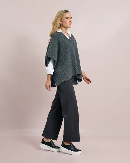 Deck Roll Neck Pullover Knit - Grey