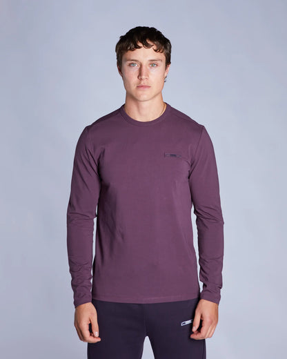 Diesel Albert Tee - Damson Plum