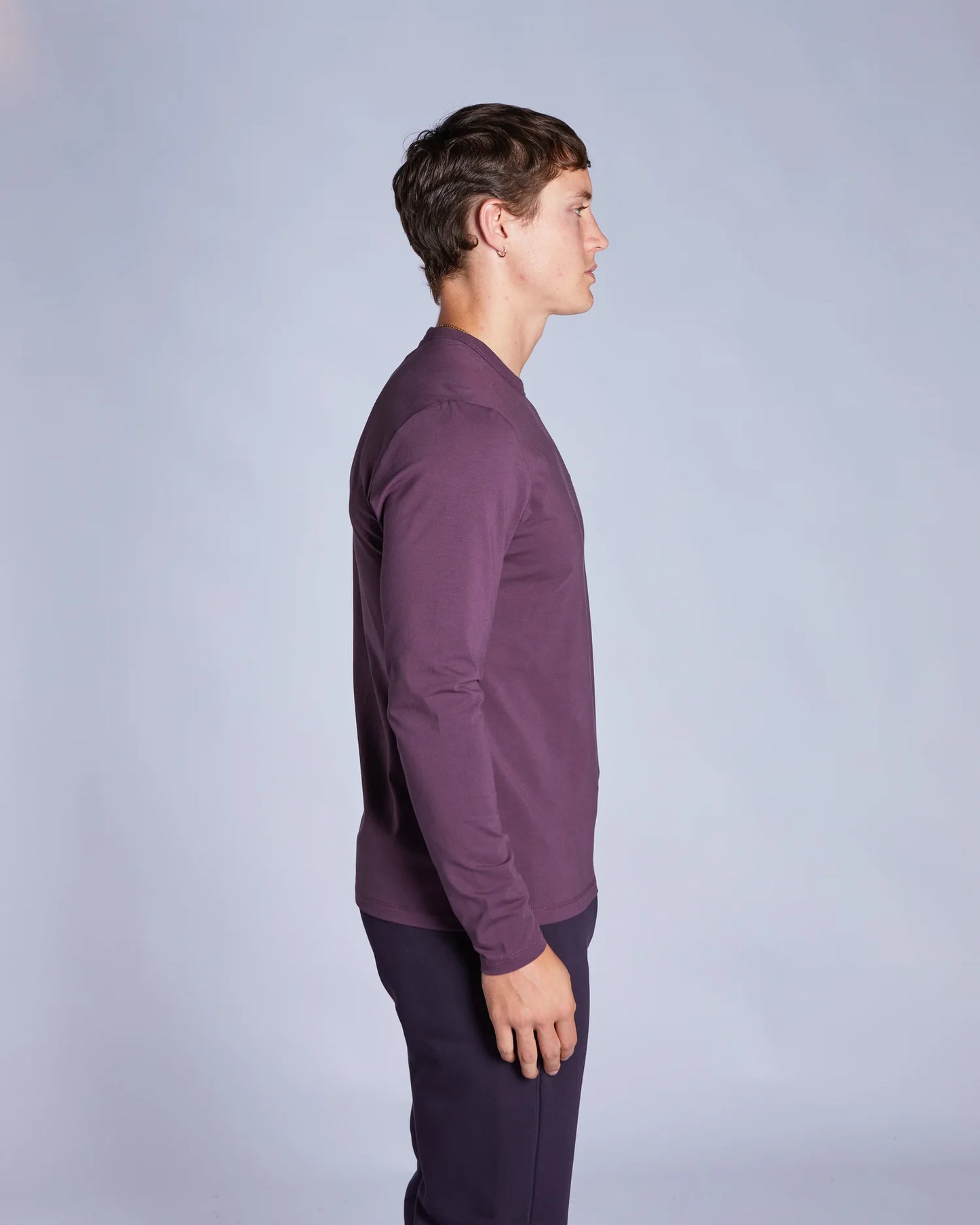 Diesel Albert Tee - Damson Plum