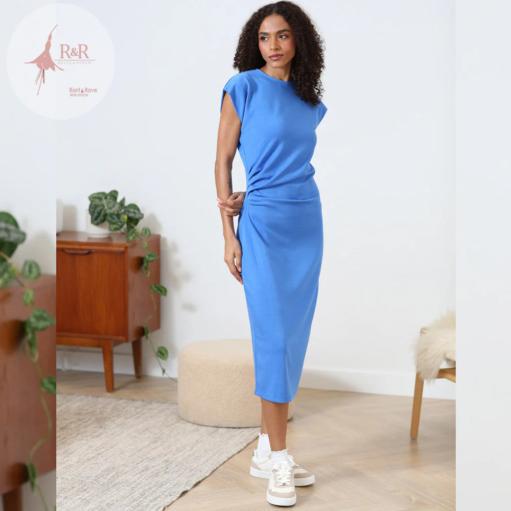 Relax & Renew Anya Dress - Cobalt Blue