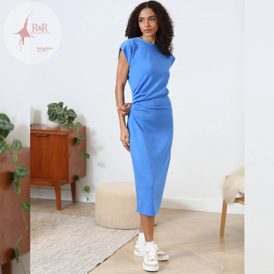 Relax & Renew Anya Dress - Cobalt Blue