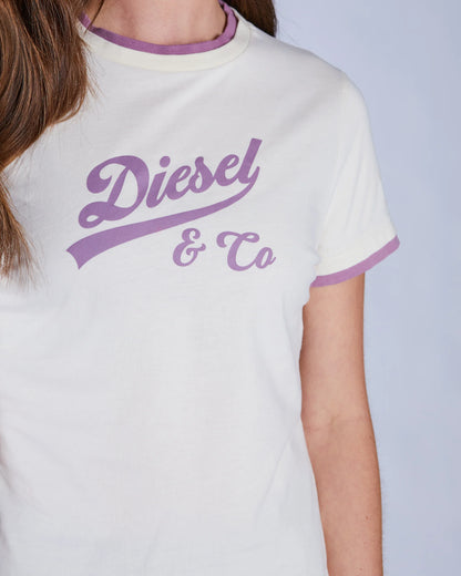 Diesel Arlette Tee - Ivory Petal