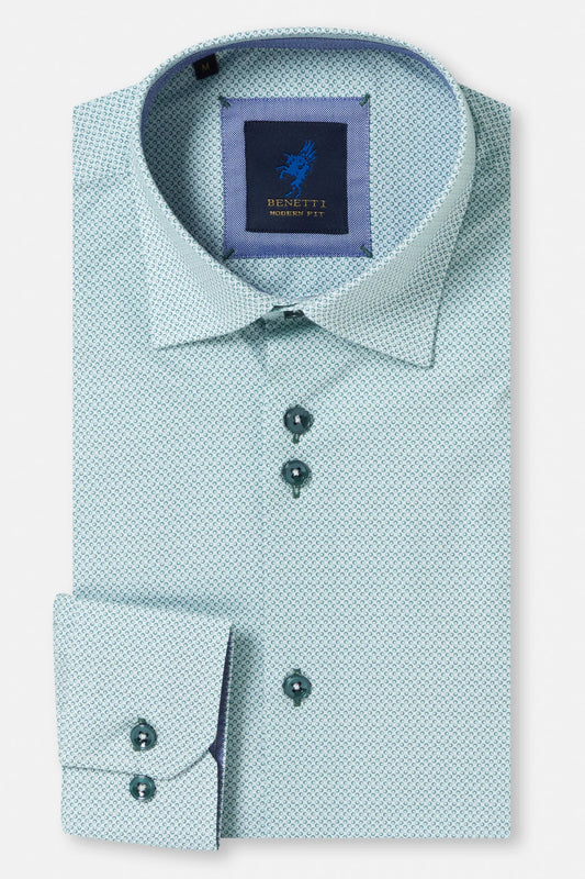 Benetti Modern Fit Alex Shirt - Green
