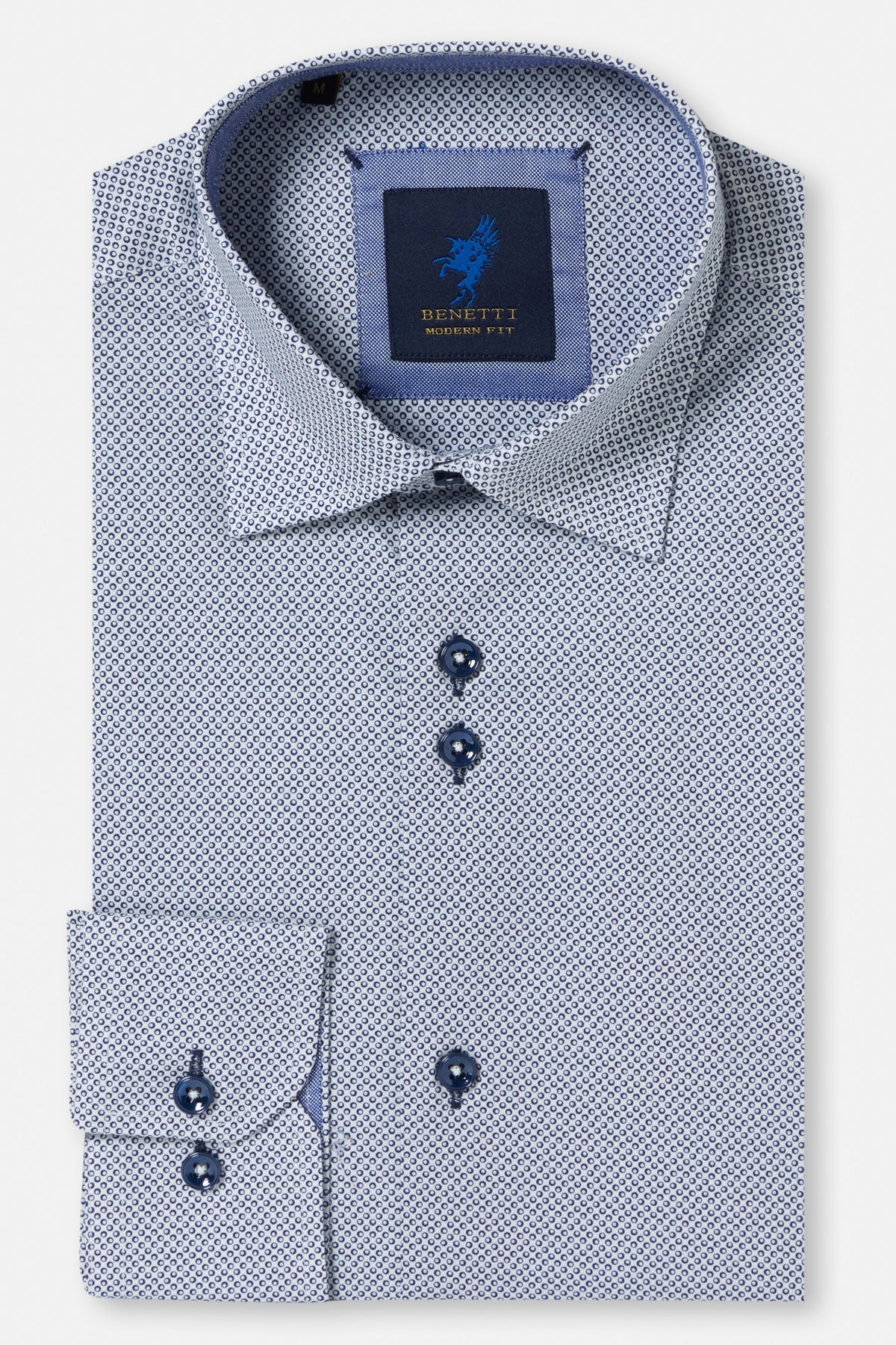 Benetti Modern Fit Alex Shirt - Navy