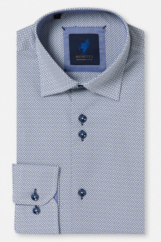 Benetti Modern Fit Alex Shirt - Navy