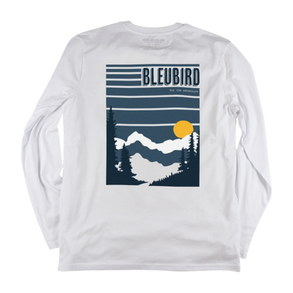 Bleubird Alpine Long Sleeve Tee - White