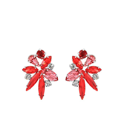 Knight & Day Amani Ruby Crystal Earrings