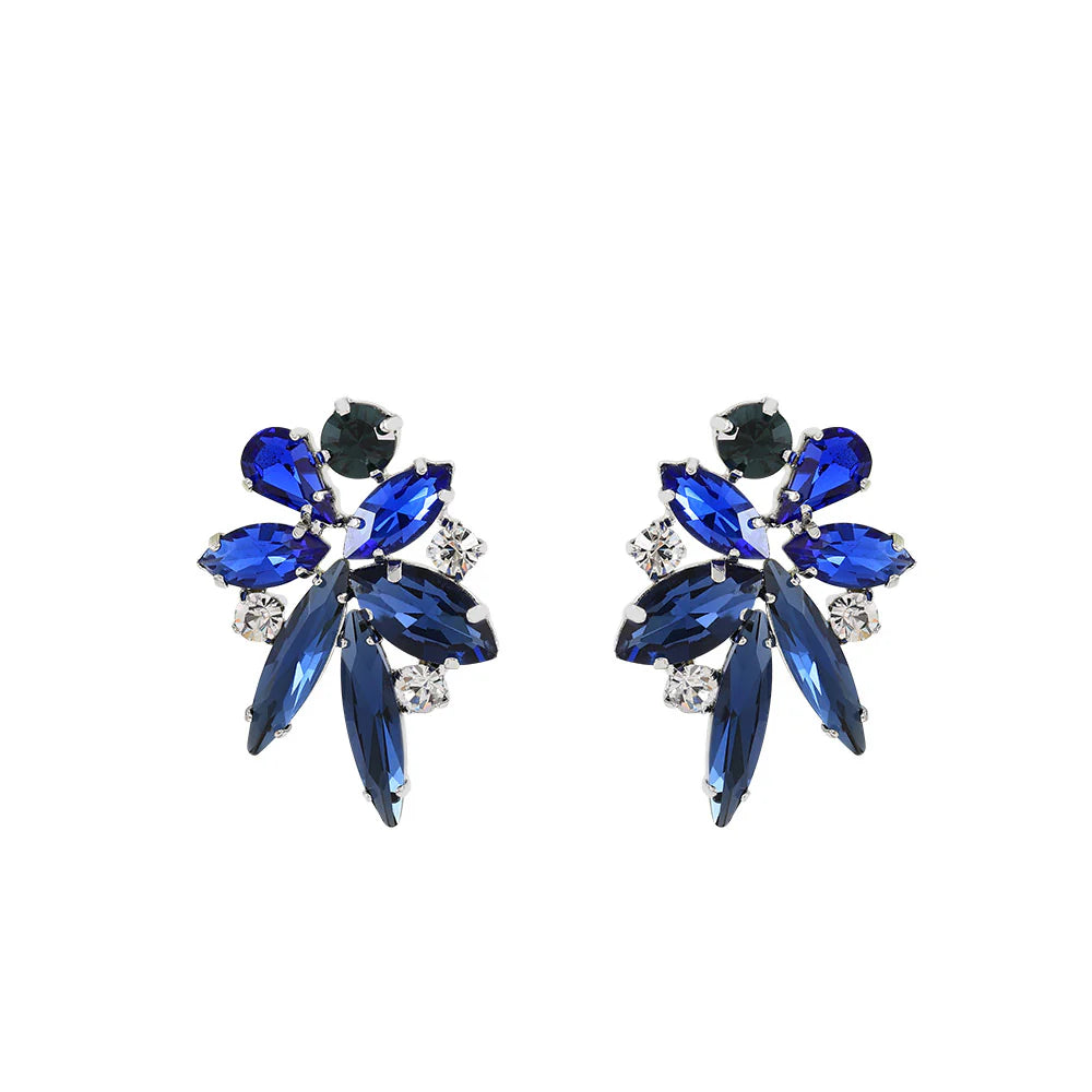 Knight & Day Amani Sapphire Crystal Earring