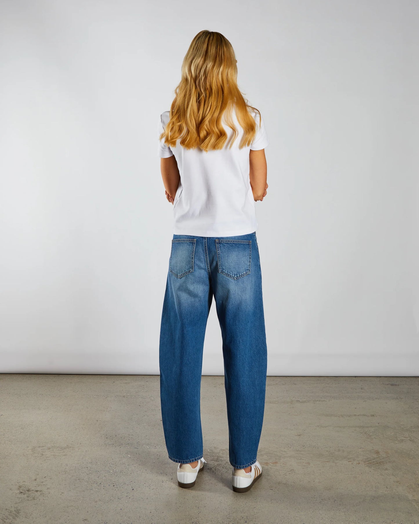 Diesel Yvette Barrel Jean - Blue