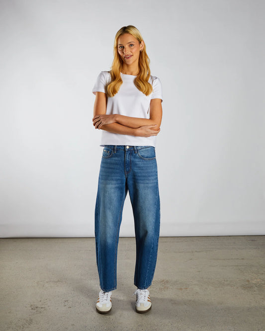 Diesel Yvette Barrel Jean - Blue