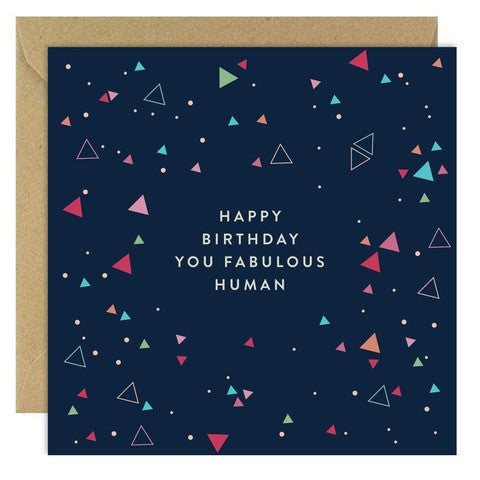 Bold Bunny Card - Happy Birthday You Fabulous Human