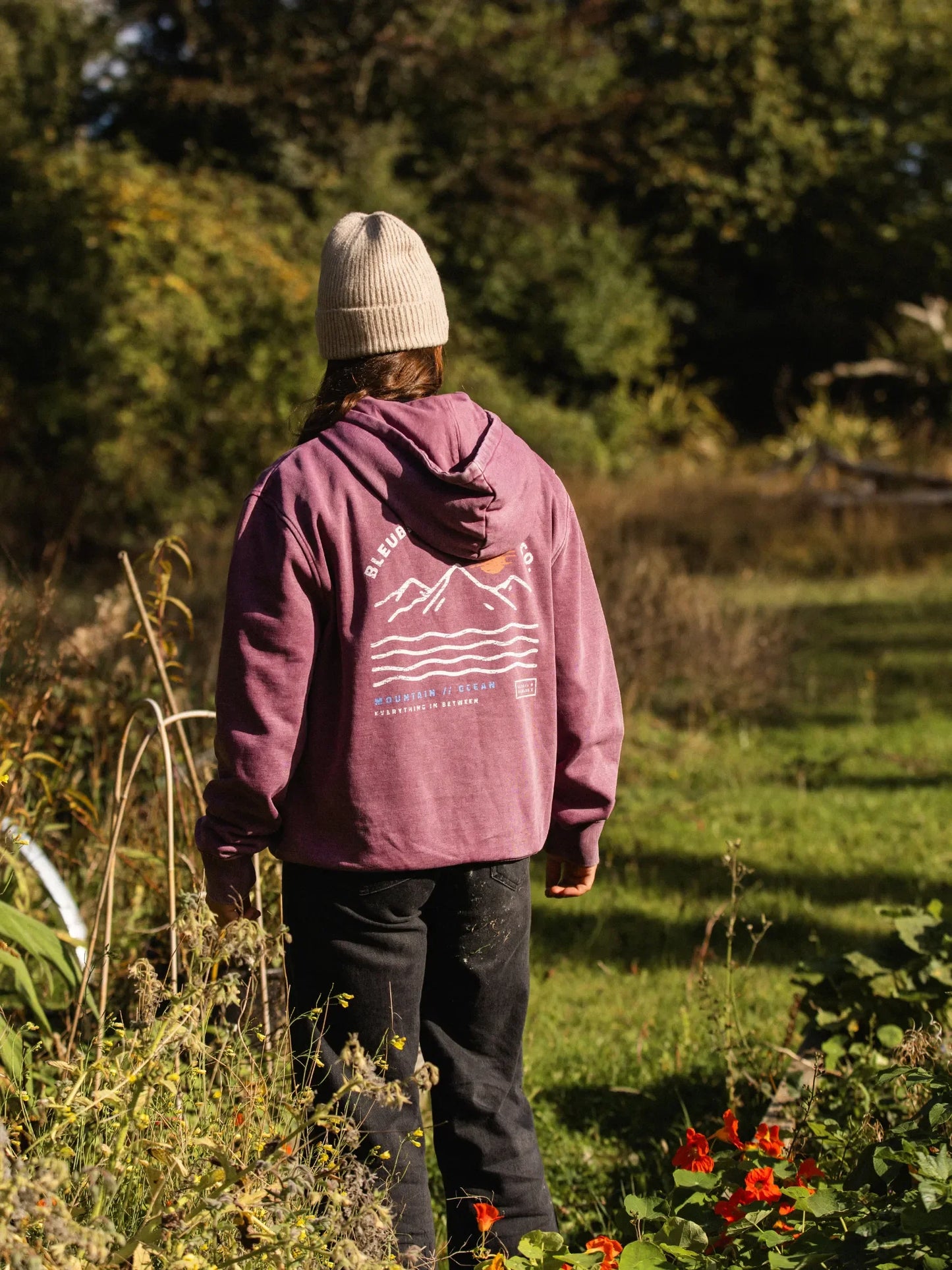 Bleubird Dawn Zipper Hoodie - Berry