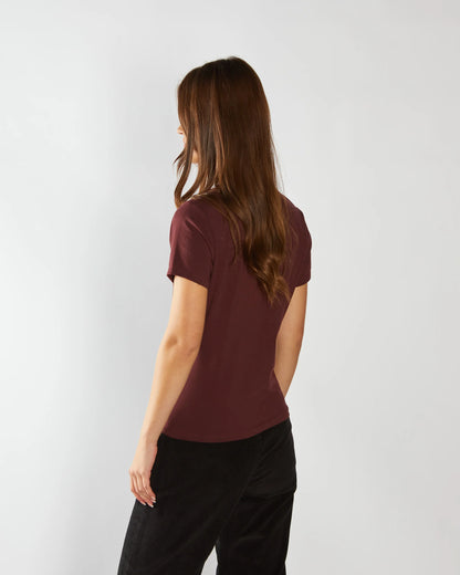 Diesel Birdie Tee - Deep Cherry