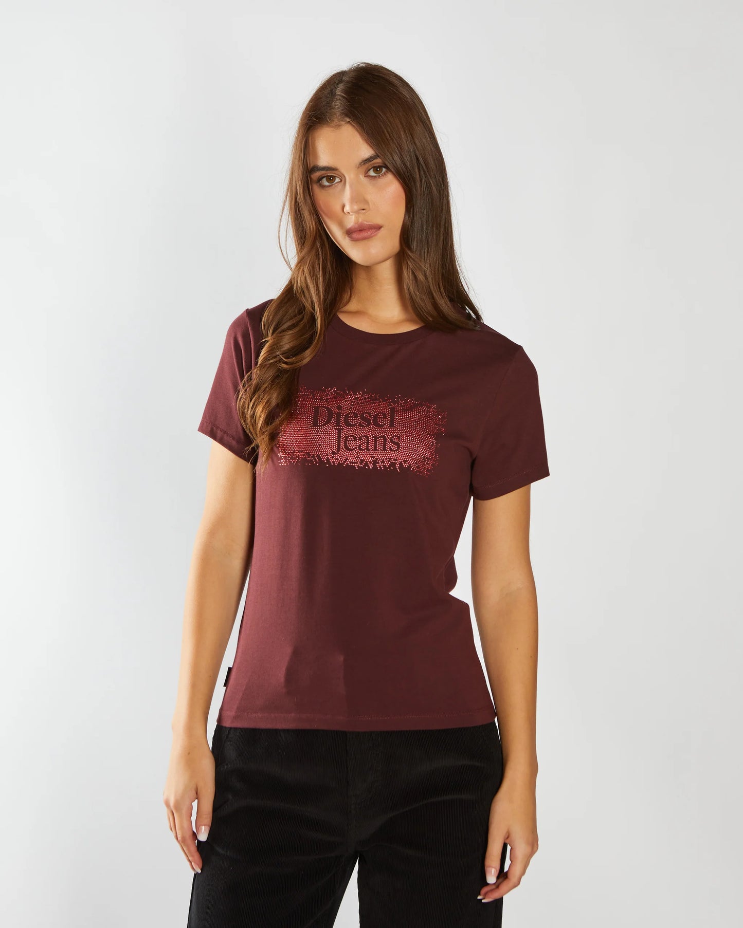 Diesel Birdie Tee - Deep Cherry