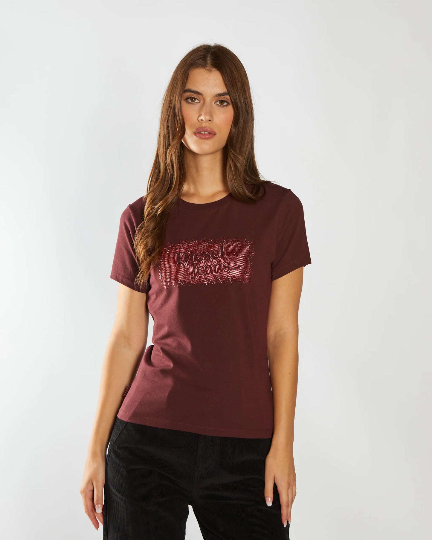 Diesel Birdie Tee - Deep Cherry