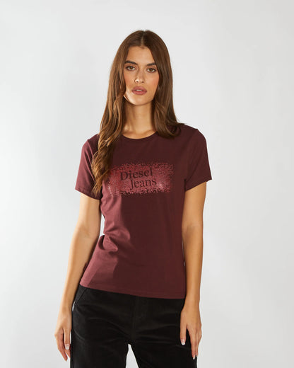 Diesel Birdie Tee - Deep Cherry
