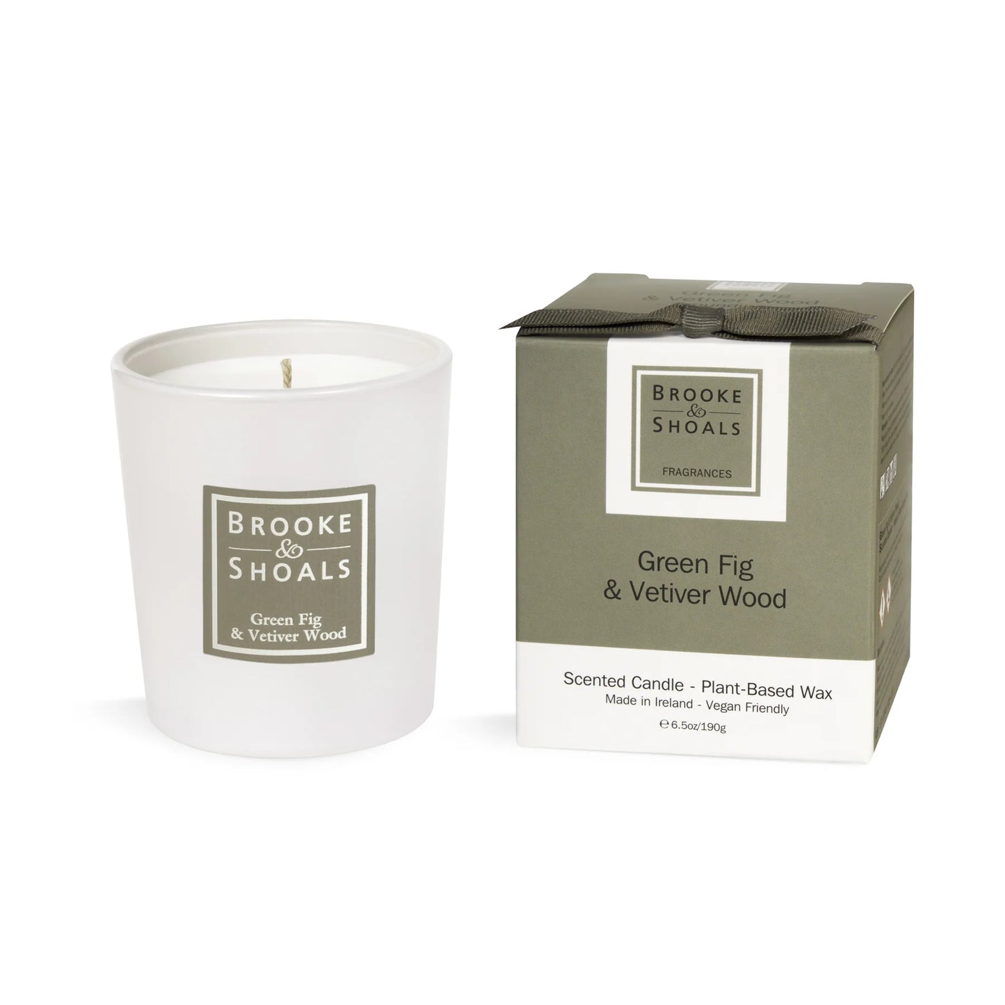 Brooke & Sholas Candle - Green Fig & Vetiver