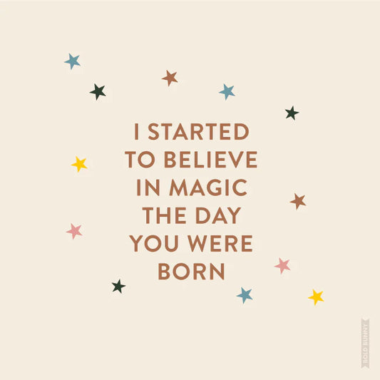 Bold Bunny Print - Believe In Magic
