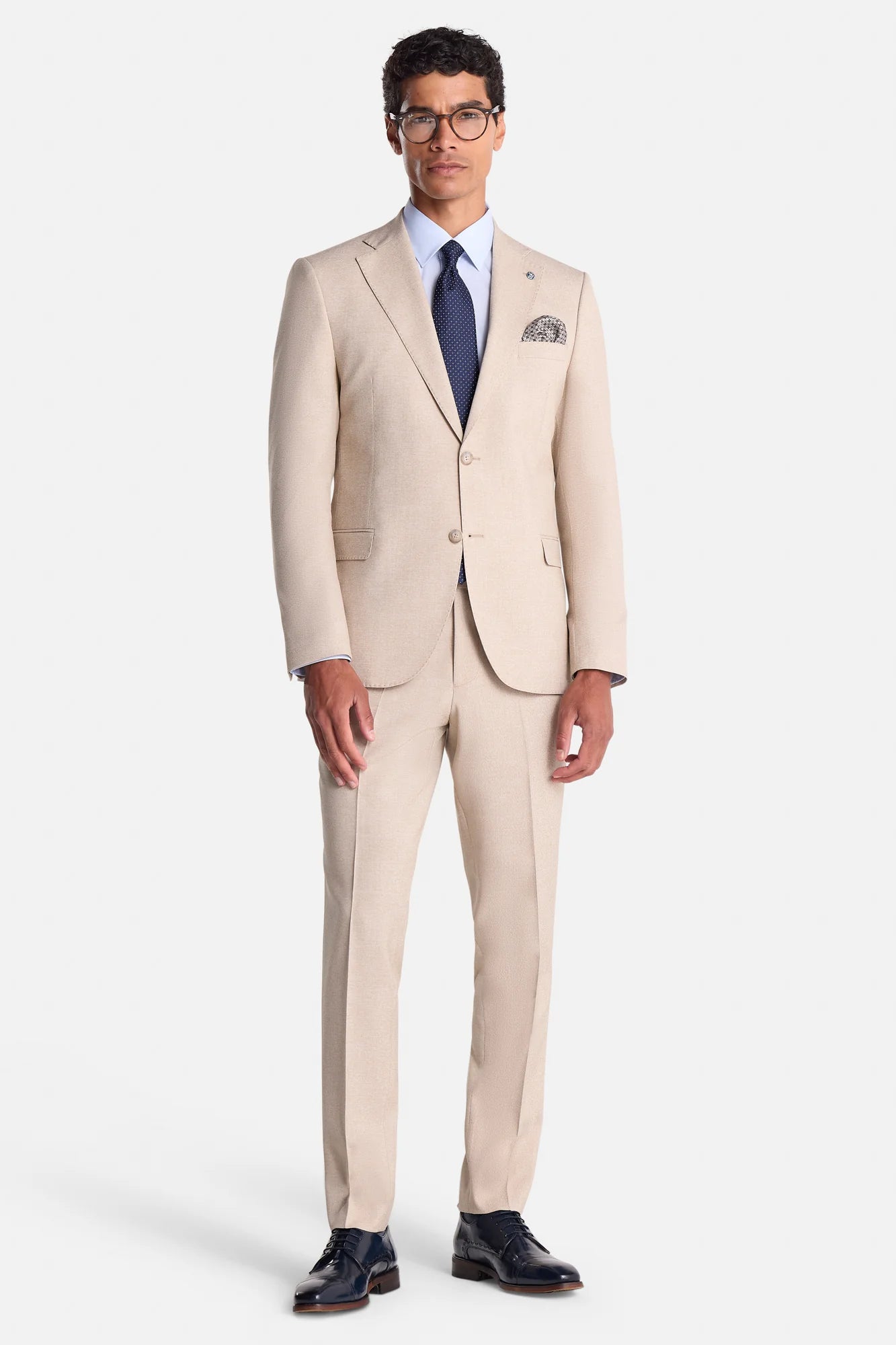 Benetti Albert Suit Trousers - Stone