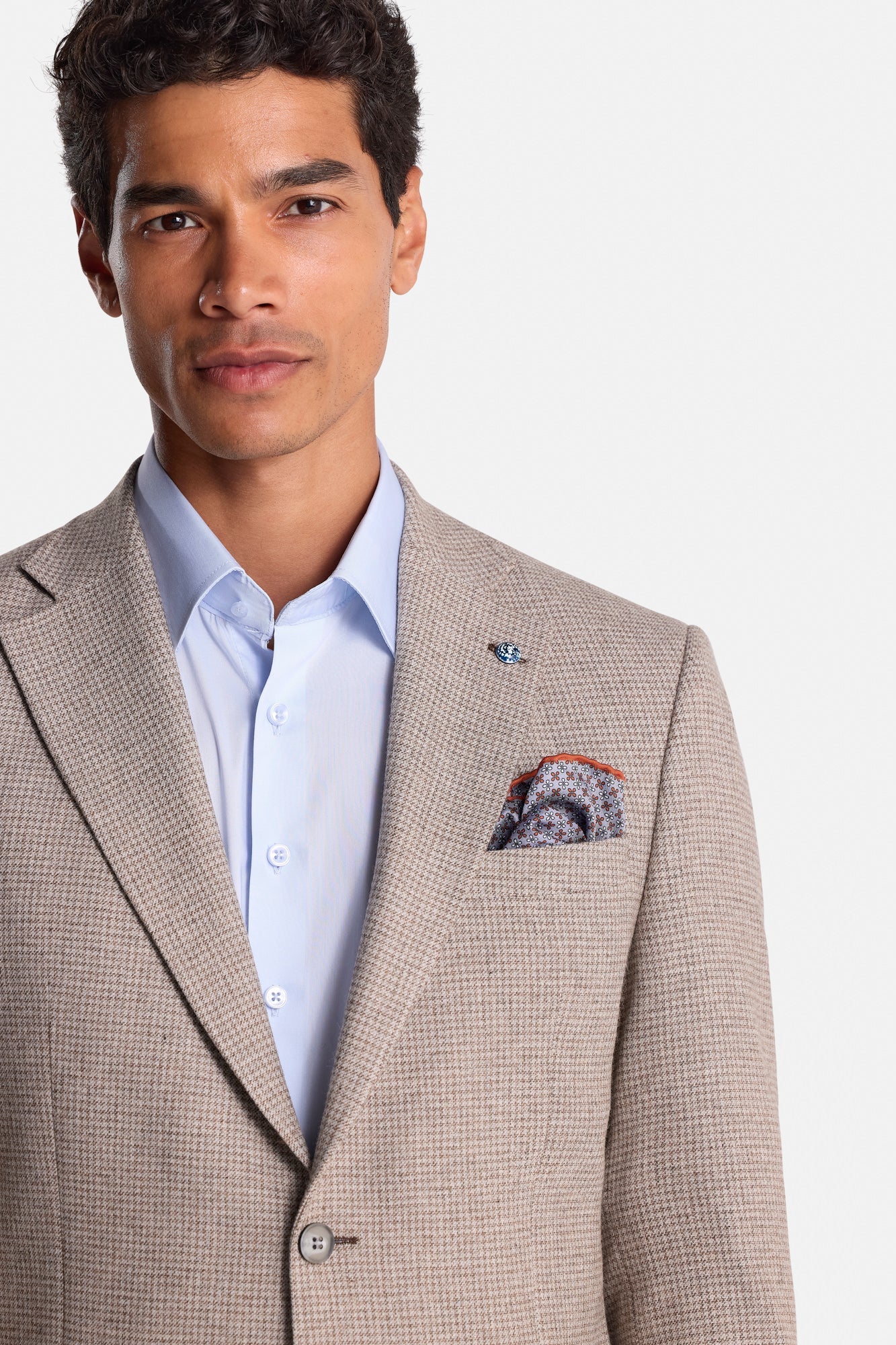 Benetti Oscar Classic Slim Fit Shirt -Sky