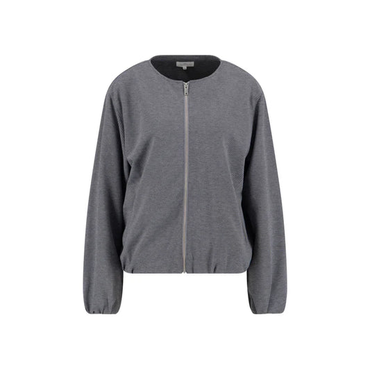 Fynch Hatton College Twill Contrast Jacket - Alloy Grey