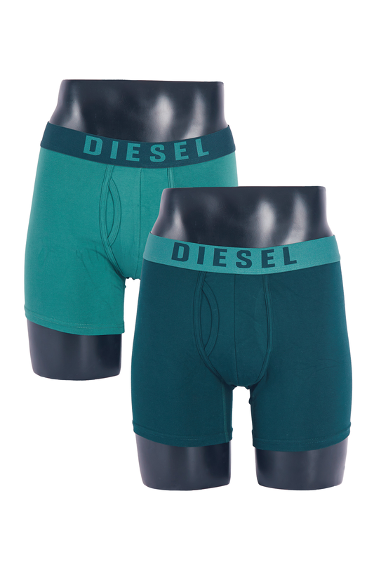 Diesel Quinlan Boxers - Midnight Green/ Green Trail