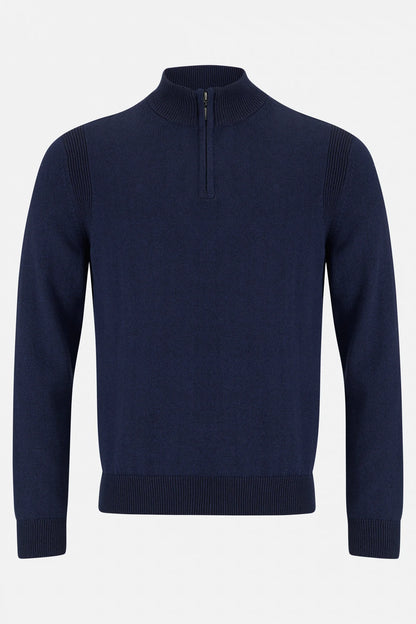 Benetti Bronza 1/4 zip - Indigo