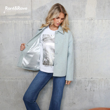 Rant & Rave Caireen Jacket - Duck Egg