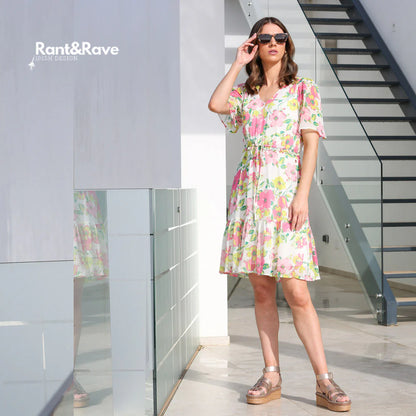 Rant&Rave Calista Dress - White