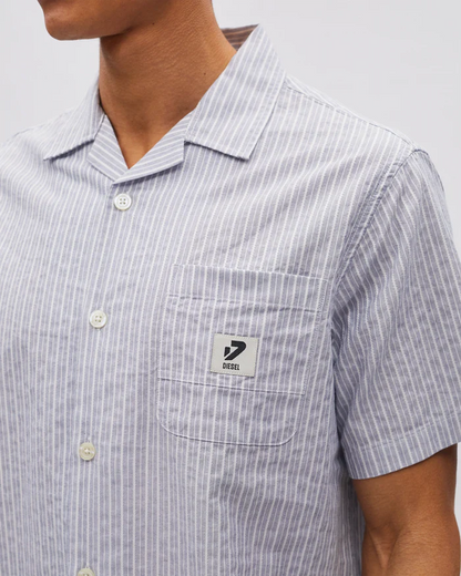 Diesel Camden Short Sleeve Shirt - League Blue