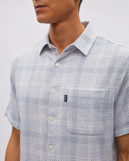 Diesel Casey Short Sleeve Shirt - Falcon Blue