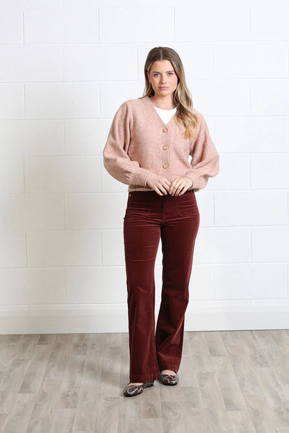Rant & Rave Claire Cardigan - Dusty Rose