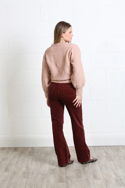 Rant & Rave Claire Cardigan - Dusty Rose