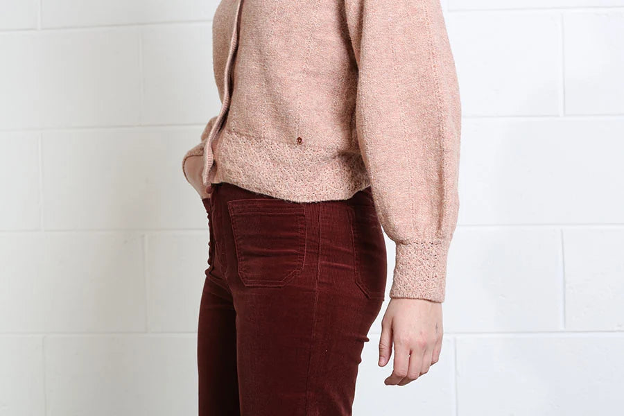 Rant & Rave Claire Cardigan - Dusty Rose