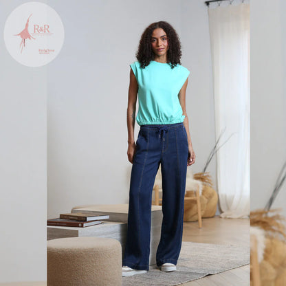 Relax & Renew Claudia Top - Turquoise