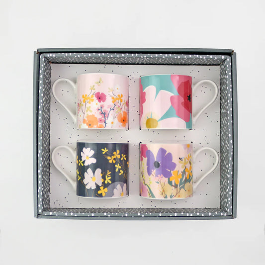 Belly Button 4 Mug Set