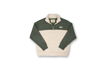 Bleubird Bracken Quarter Zip - Sand