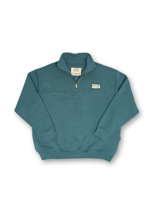 Bleubird Bracken Quarter Zip - Forest